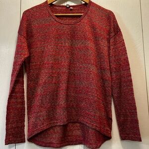 Kut from the Kloth lightweight multi color with gold threading Knit top/sweater